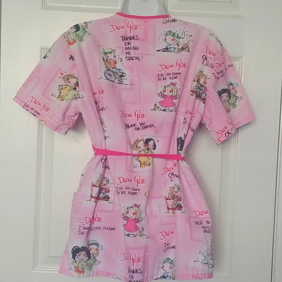 Dear God Scrub Top ( Cherokee) XS - Picture 6 of 7